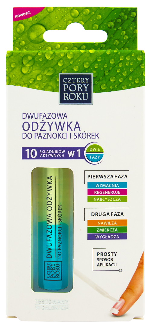 Cztery Pory Roku- Dwufazowa odżywka do paznokci i skórek