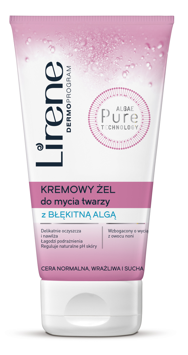 ALGAE PURE TECHNOLOGY Kremowy żel do mycia twarzy z błękitną algą