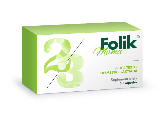 Folik® Mama DRUGI, TRZECI TRYMESTR i LAKTACJA 