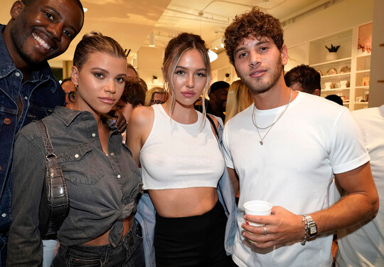 Vas J Morgan, Sofia Richie, Delilah Belle Hamlin, and Eyal Booker Wrangler