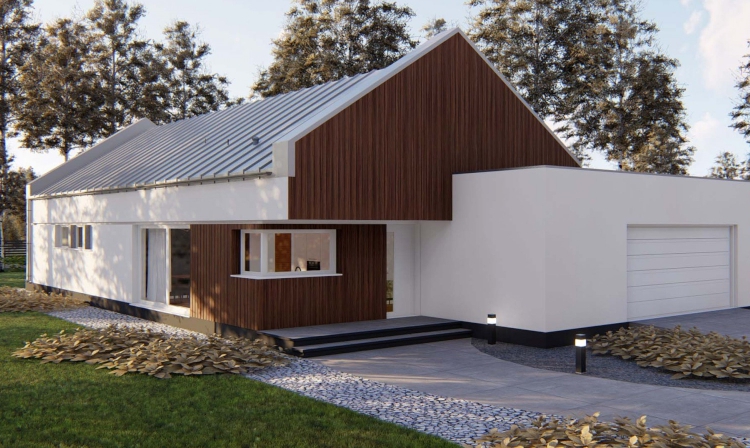 projekty domów typu stodoła