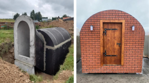 Piwniczka ogrodowa betonowa