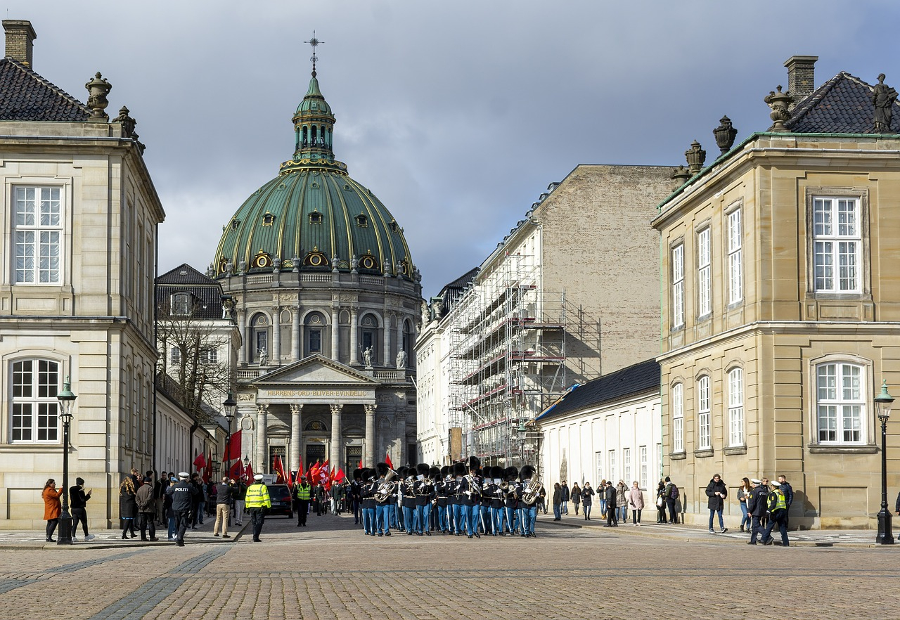 Dramatic Fire at the Old Stock Exchange in Copenhagen