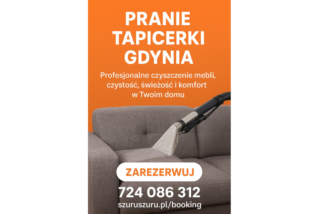 Pranie foteli i kanap Gdynia – czystość, świeżość i bezpieczeństwo w Twoim domu