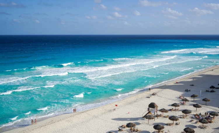 plaża w Cancun Meksyk