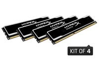 Zestawy pamięci Kingston Technology HyperX z czarną płytką PCB